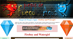 Desktop Screenshot of juegosdefuegoyagua.com